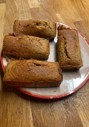 Une photo de Gâteau myrtille, amandes et coco