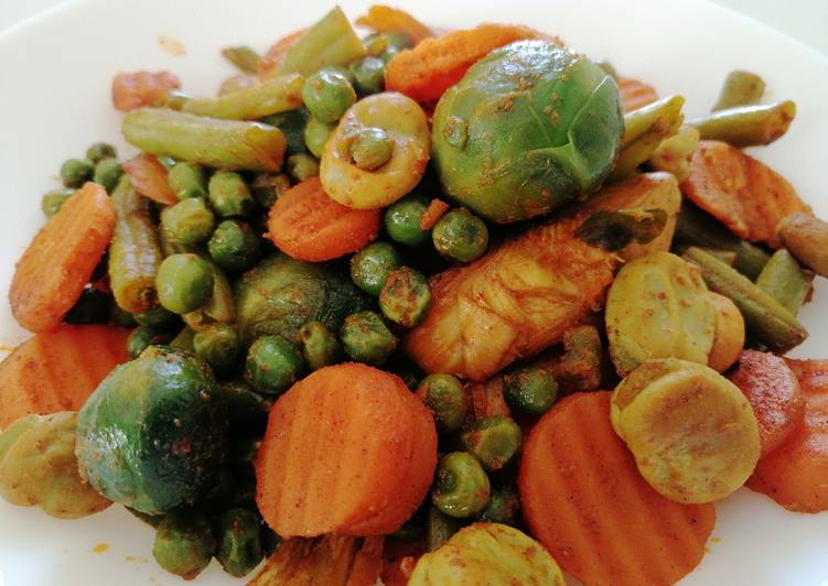 Recipe of Jamie Oliver Sautéed Mixed Veggies