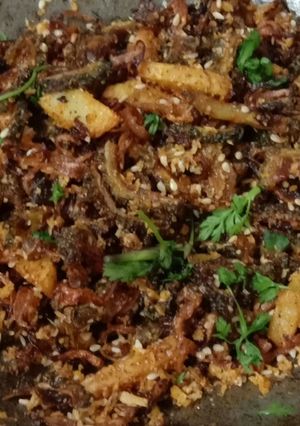 Crispy kanda karela રેસીપી મુખ્ય ફોટો