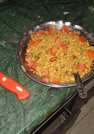 A picture of Roti ka poha.