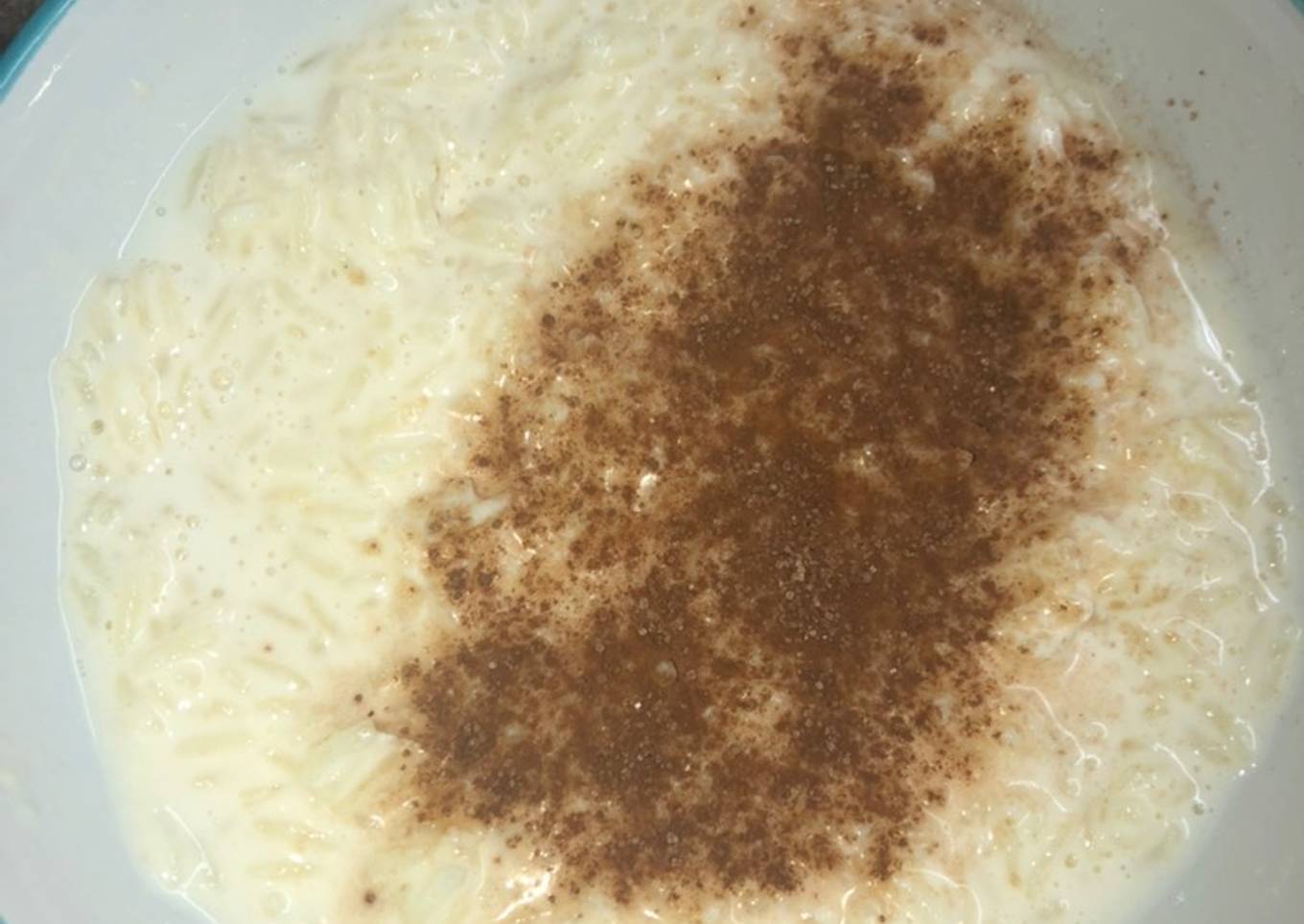 Arroz con leche sin azúcar