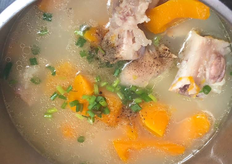 How to Cook Perfect Canh bí ngô giò heo