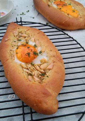 Foto resep 52. Roti keju telur bebek