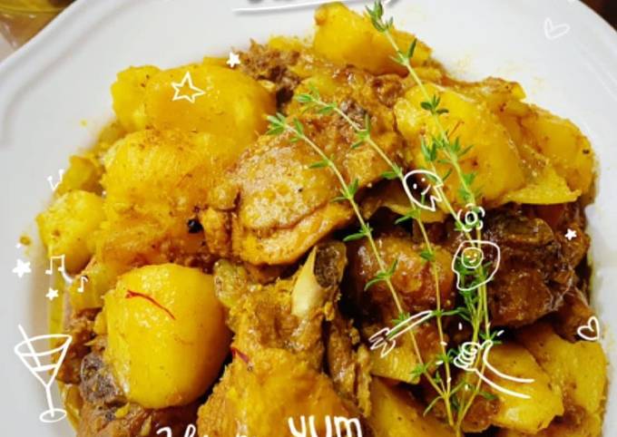 番紅花香料燉雞 食譜與作法by 惱孃食堂 Cookpad