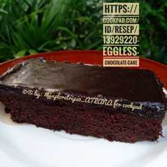 รูปของ Eggless Chocolate Cake