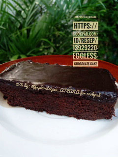 Foto resep Eggless Chocolate Cake
