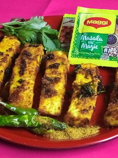 மேகி மேஜிக் மசாலா பன்னிர் ரோஸ்ட் (maggi magic masala paneer roast Recipe in Tamil) செய்முறை முக்கிய புகைப்படம்