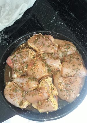 Una foto de Pollo con especias