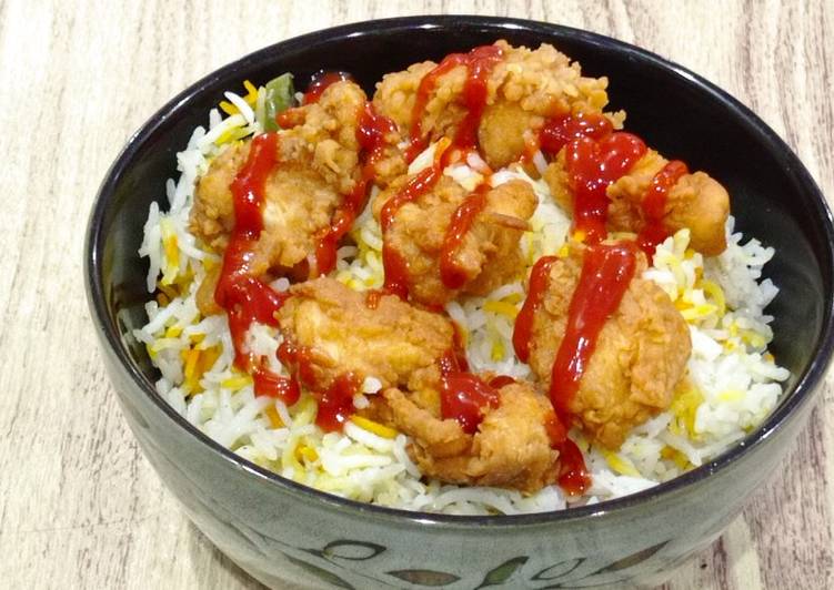 Easy Way to Make Perfect KFC rice bowl