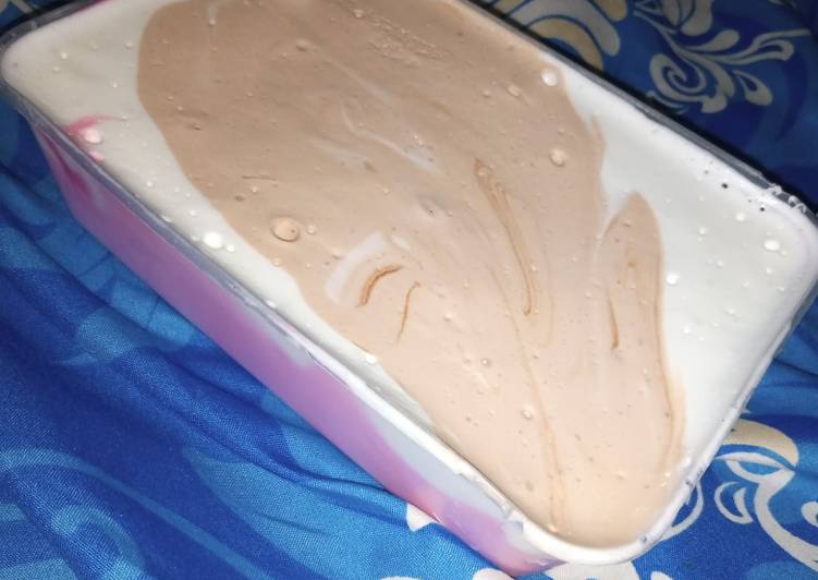 Bagaimana Menyiapkan Ice cream homemade 2 bahan Anti Gagal