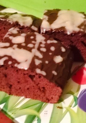 Una foto de Brownie de chocolate