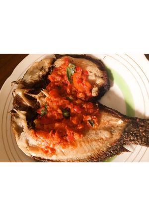 Foto resep Ikan mujair belah rica (bilenthango)