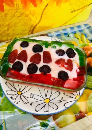 A picture of Stawbery and berry Trifle.