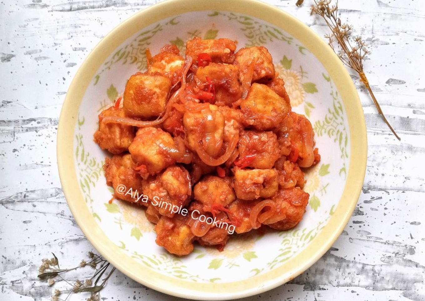 Tahu Krispy Saus Pedas Manis