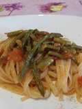 Linguine con Asparagi Selvatici e Pomodorini Freschi