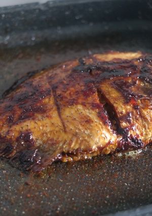 Foto resep Ikan bakar pedas manis happy cook/ happycall