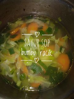 Foto resep Sayur Sop bumbu racik,simple