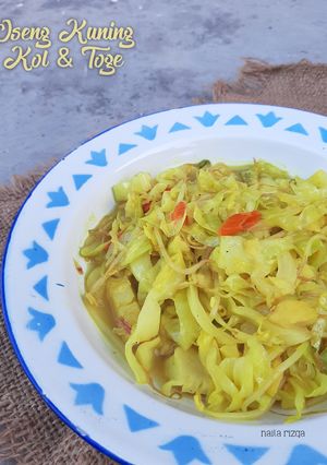 Foto resep Oseng kuning kol dan toge