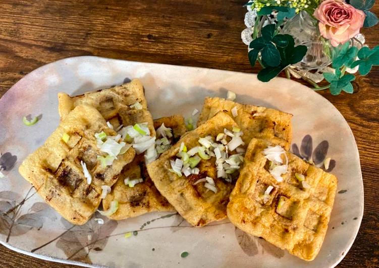 Recipe of Homemade Aburaage Beef Waffle