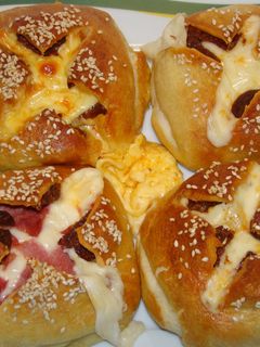 Vulkán zsömle recept fotója