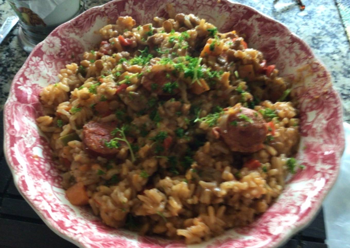 Arroz con lentejas