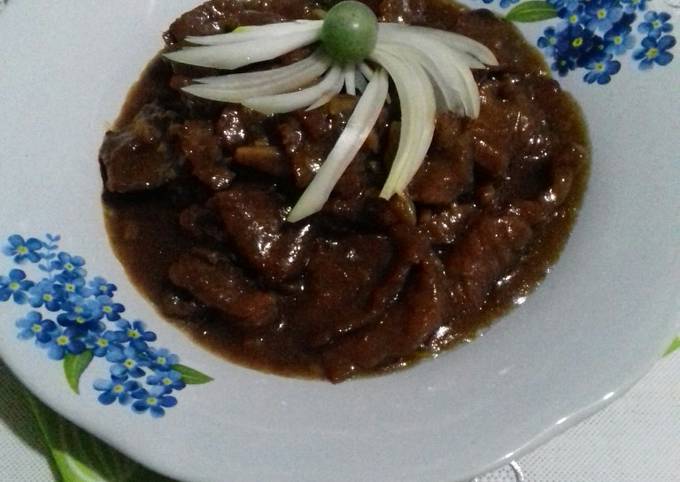 Daging Teriyaki Simpel