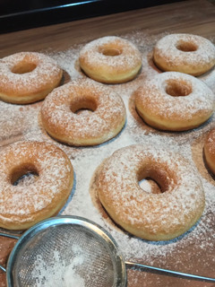 Foto resep Donat empuk tanpa kentang by me :)