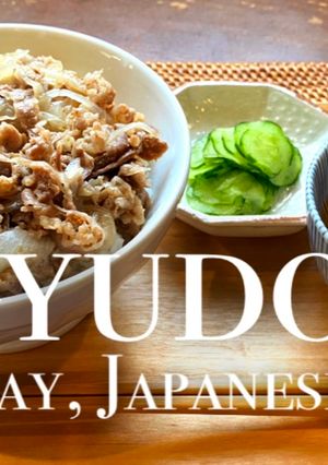 A picture of Gyudon.