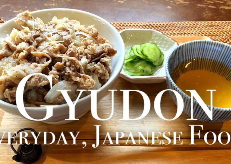 Recipe of Homemade Gyudon
