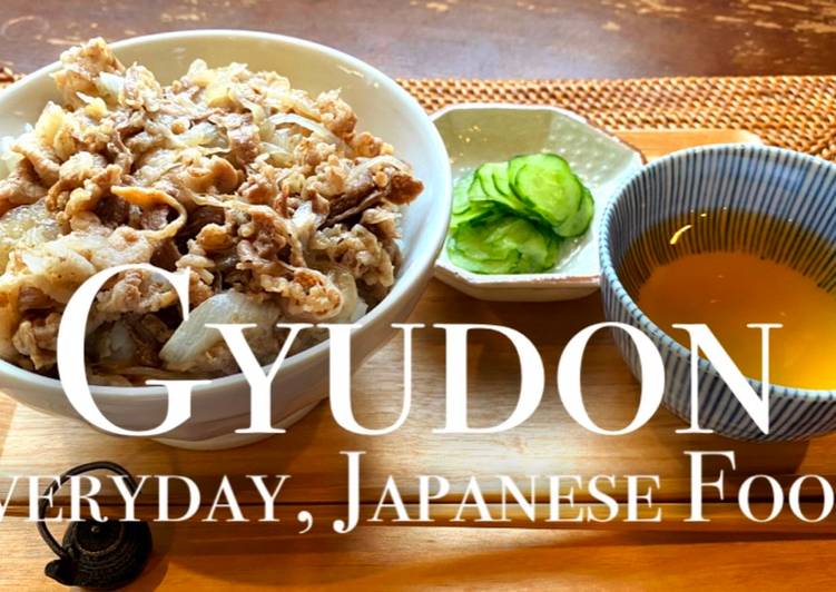 Steps to Cook Super Quick Gyudon