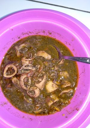 Foto resep Cumi hitam asam manis