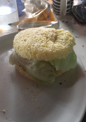 Una foto de Pan saludable y en microondas 2 ingredientes