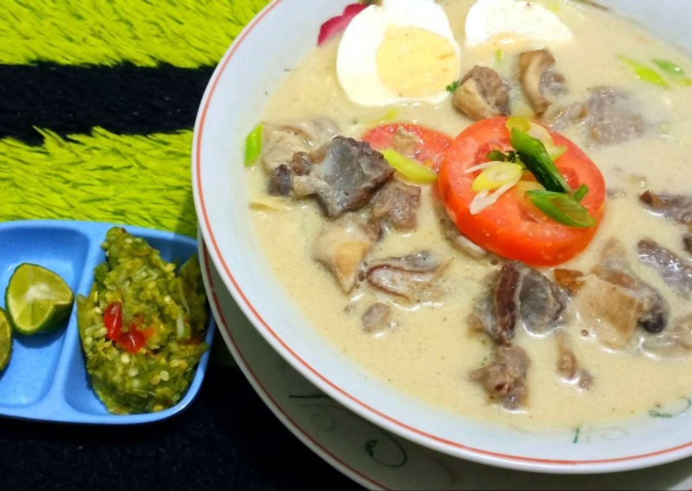 Soto daging sapi / Soto kuah santan creamy / Soto betawi KW