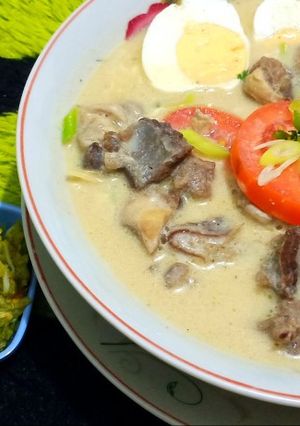 Foto resep Soto daging sapi / Soto kuah santan creamy / Soto betawi KW