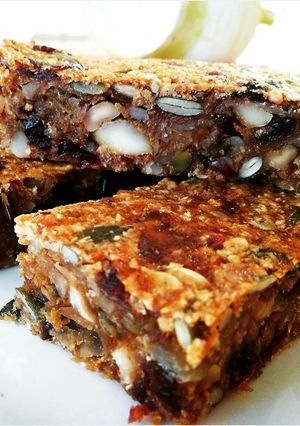 Φωτογραφία της συνταγής Μπάρες superfood με σπιτική μαρμελάδα ροδάκινο