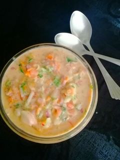 वेजिटेबल रायता (Vegetable Raita recipe in Hindi) रेसिपी मुख्य फोटो