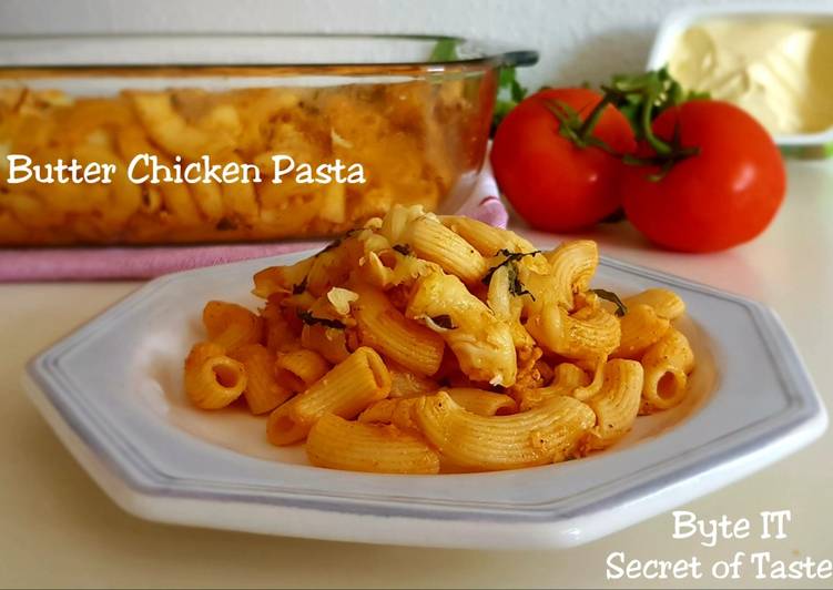 Steps to Prepare Quick Butter chicken pasta