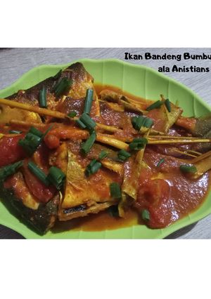 Foto resep Ikan Bandeng Bumbu Kuning ala Anistians
