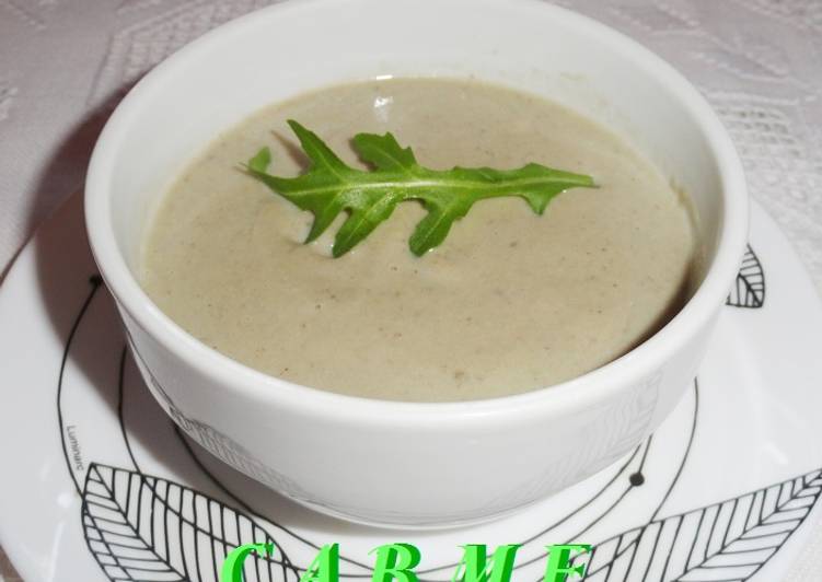 Crema de berenjena light