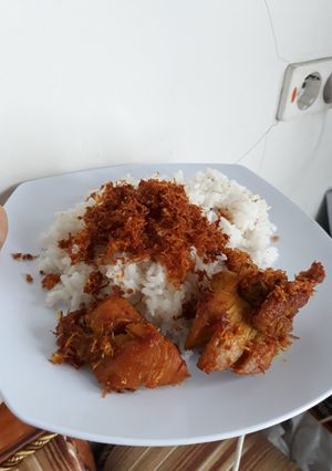 Foto resep Ayam goreng serundeng