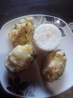 Una foto de Papas rellena con estilo