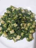 Bean Flour Gnocchetti with Escarole Cream