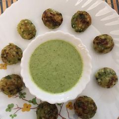 A picture of Sago spinach appe.