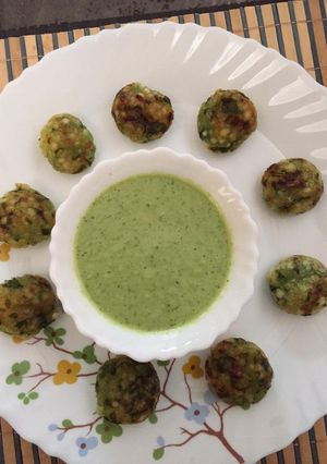 A picture of Sago spinach appe.