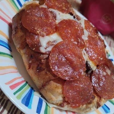 Pizza Bolillo Airfrayer Receta de Douce Deleite- Cookpad