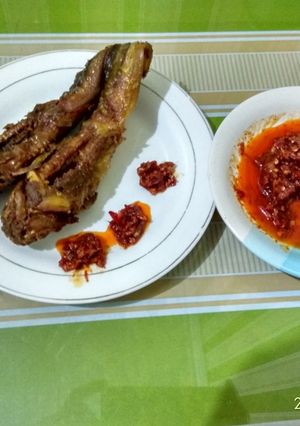 Foto resep Lele Goreng sambal kunci