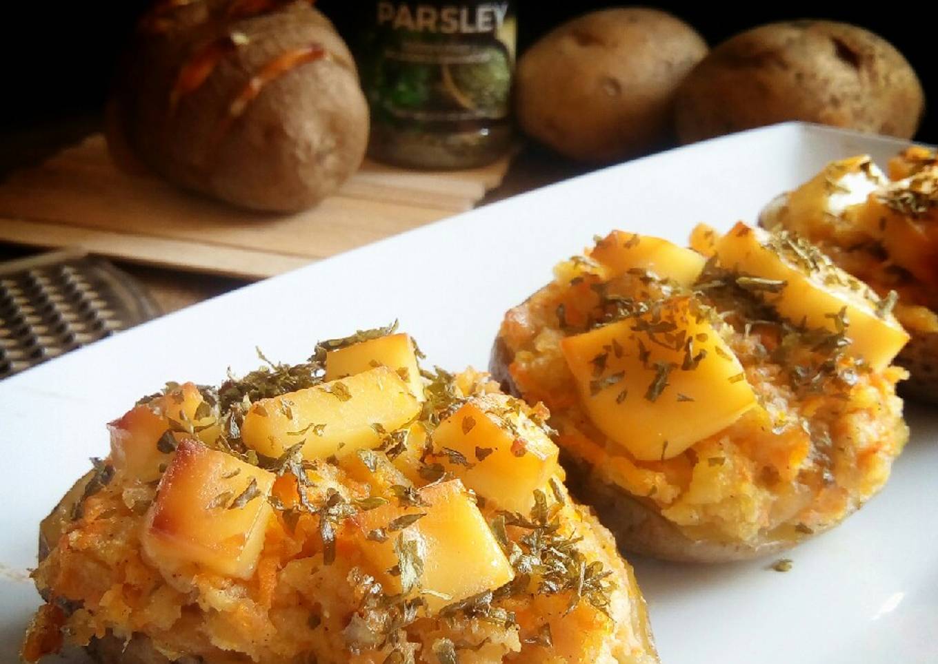 017. Baked Chicken Potato / Kentang Ayam Panggang (MPASI 1y+*)