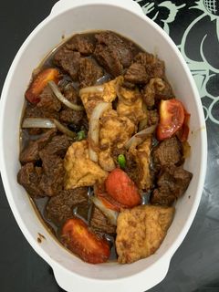 Foto resep Semur Daging Tahu