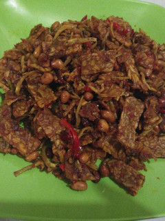 Foto resep Sambel teri tempe kacang pedas