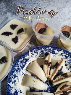 Gambar Puding Milo Oreo
